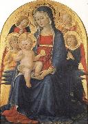 CAPORALI, Bartolomeo Madonna and Child with Angels oil
